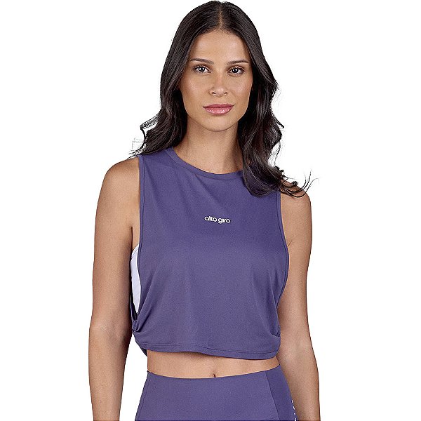 REGATA TORCIDO LATERAL ROXO VELVET - ALTOGIRO