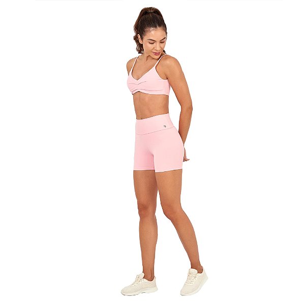 SHORTS ETERNO COS ALTO ROSA PASTEL - ALTOGIRO