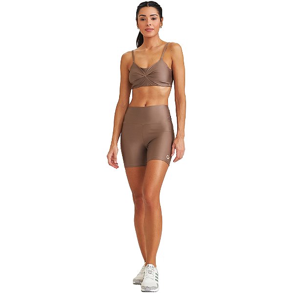 SHORT ATLETIKA CLASSICO MARROM CASTANHO - CAJUBRASIL