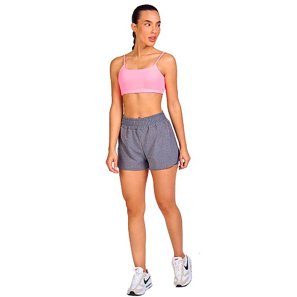 SHORTS TECNOSPAN ABERTURA LATERAL GRAFITE IRON - ALTOGIRO
