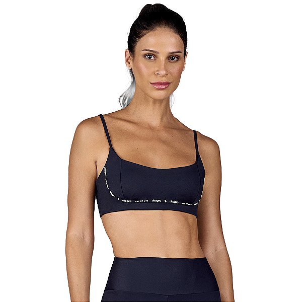 TOP ALCAS FINAS E ELASTICO PERSONALIZADO PRETO - ALTOGIRO