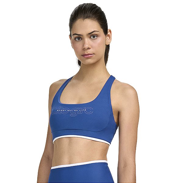 TOP SPORT WAY OF LIFE COM BOLSO AZUL VINTAGE - ALTOGIRO