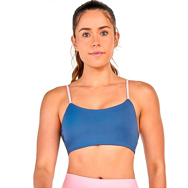 TOP ALCAS FINAS SPORT WAY OF LIFE AZUL DENIM - ALTOGIRO