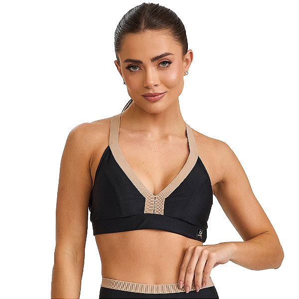 TOP ATLANTA DETALHE ELASTICO PRETO - CAJUBRASIL
