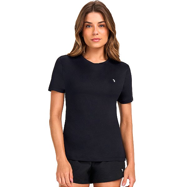 T-SHIRT ETERNA GOLA REDONDA PRETO - ALTOGIRO