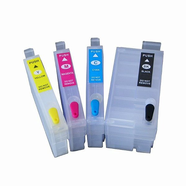 Kit 4 Cartuchos Epson 252 - Wf-3620, 3640, 7110,7610,7620