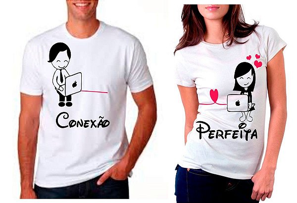 Camiseta Casal - Conexão Perfeita