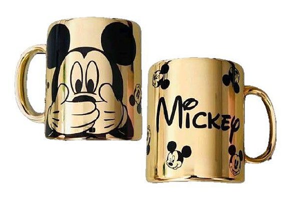 Caneca Cromada - Mickey Mouse