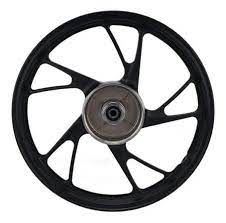 Roda Traseira Pé Galinha Liga Leve Titan 160 150 Fan Preta - Fabreck