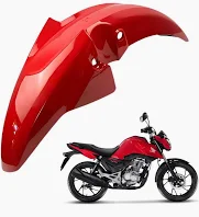 Paralama Diant. Titan/Fan/Start 150/160 14/24 Vermelho Maceio