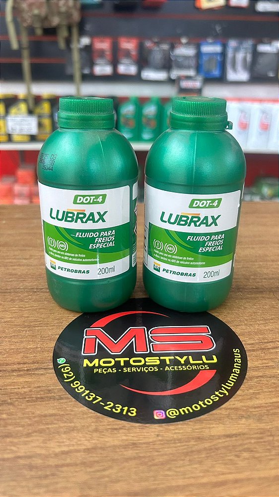 Óleo Fluido Freio Lubrax Dot 4 200ml