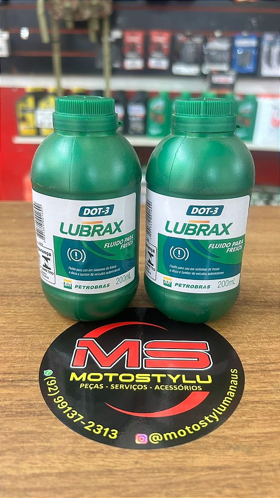 Óleo Fluido Freio Lubrax Dot 3 200ml