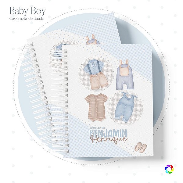 Caderneta de Saúde - Livro do Bebê - Bad Boy - Personalize