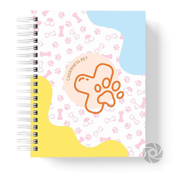 Caderneta Pet Luxo A5 - CAPA PATINHA: