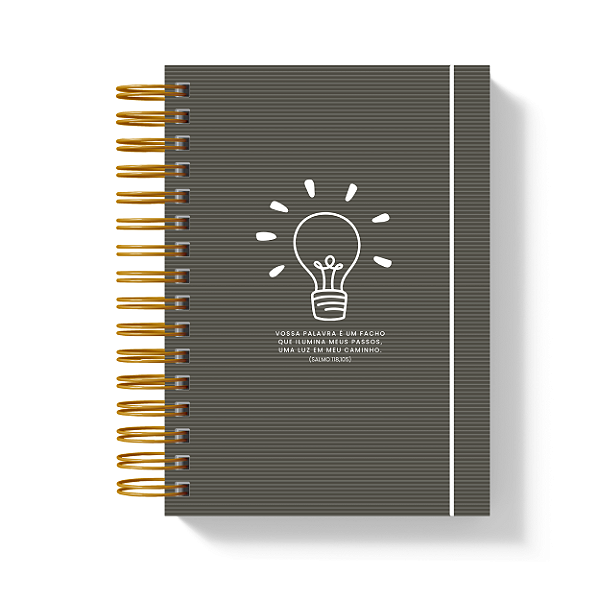 Caderno devocional com versículos: