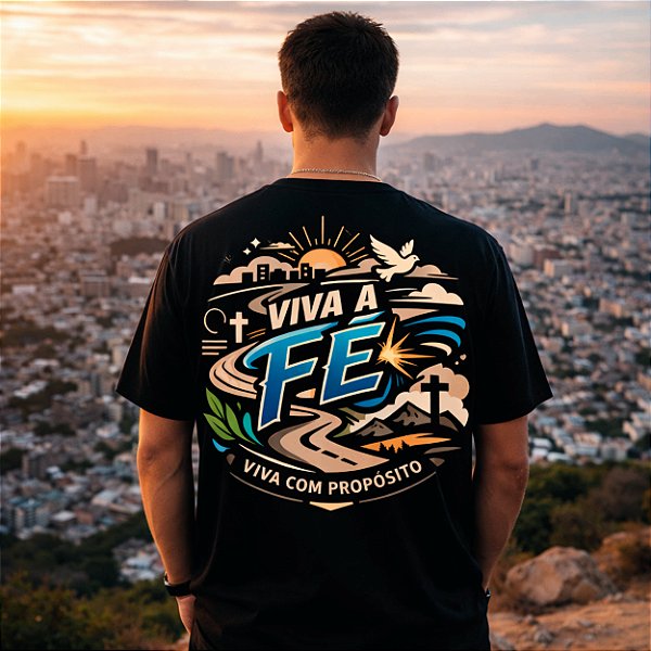 Essa Camiseta é Ideal para quem não apenas acredita — mas vive, expressa e carrega a fé com personalidade, perfeita para quem busca estilo com identidade. Mais que vestir. É declarar propósito.