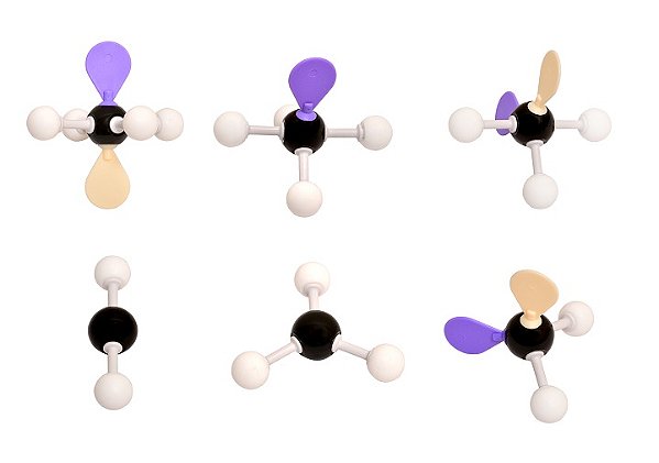 MODELO MOLECULAR E ORBITAL VSEPR+P&PI 173 PÇS