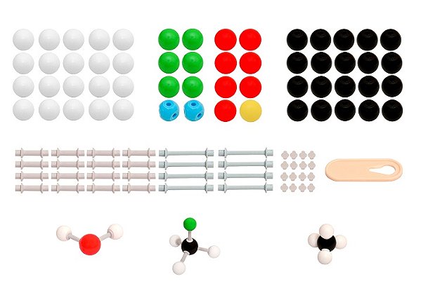 MODELO MOLECULAR INTRODUTÓRIO 122 PEÇAS