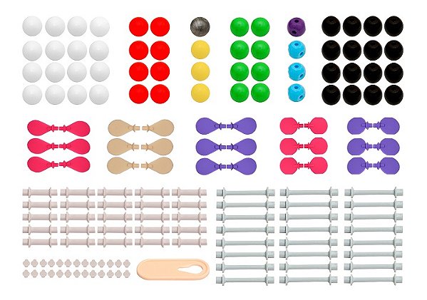 MODELO MOLECULAR ORBITAL, ORGÂNICA E INORGÂNICA 178 PEÇAS