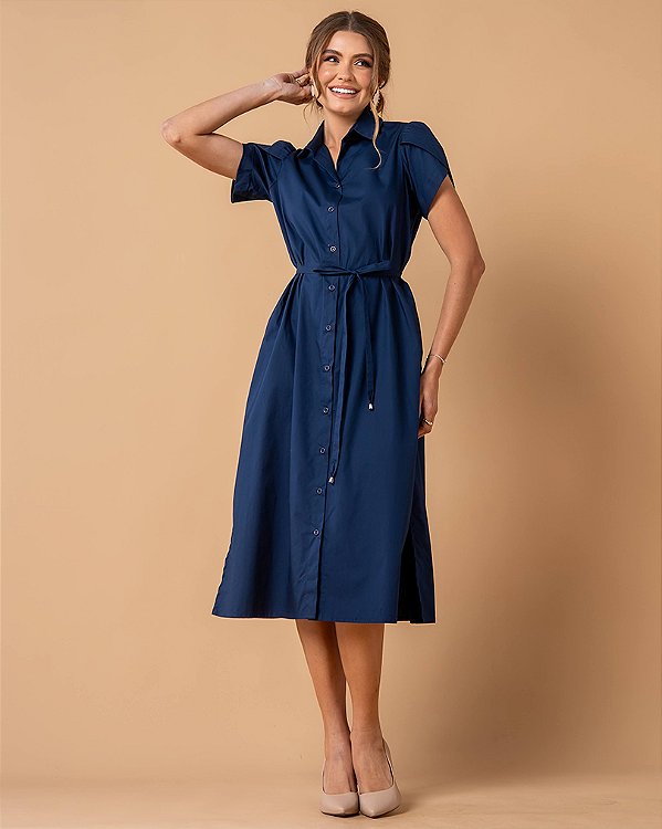 Chemise Olivia Azul Marinho