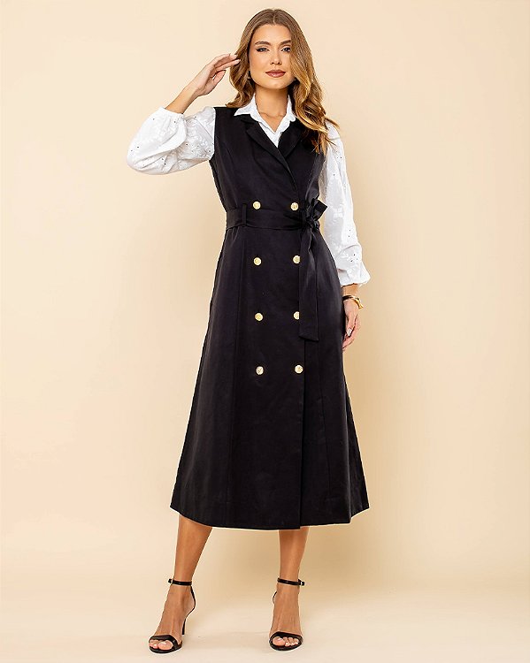 Vestido Charlotte - Preto