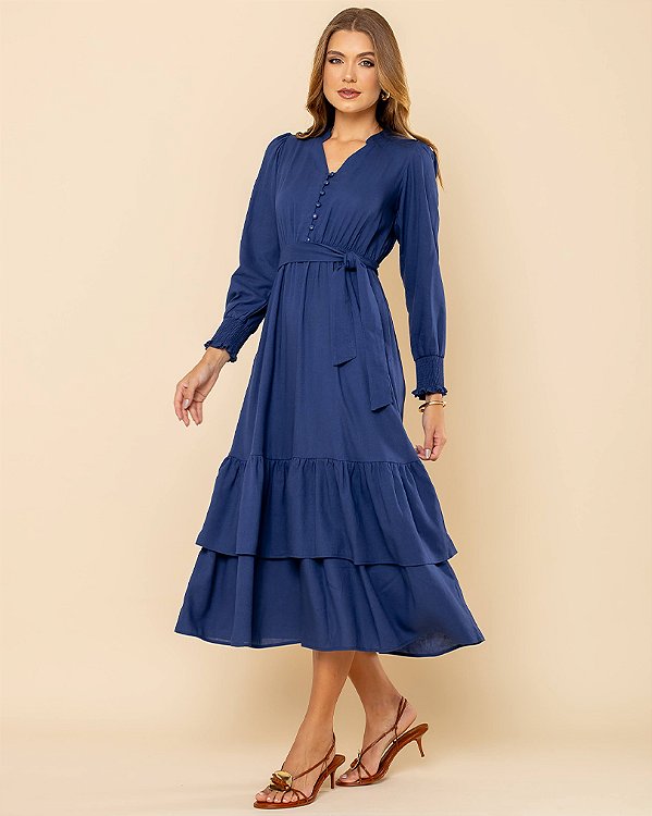 Vestido Serena Azul