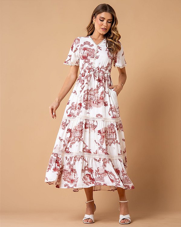 Vestido Carmelitas - Vinho