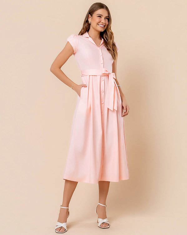 Vestido Fátima Rosa