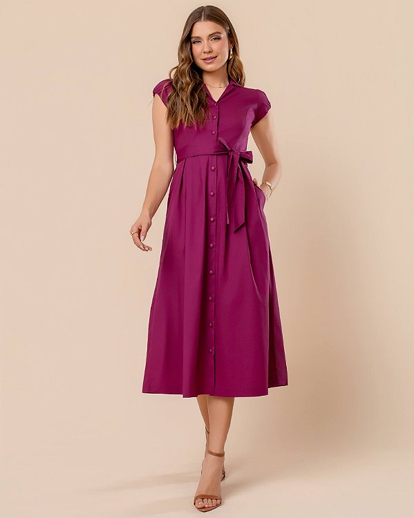 Vestido Fátima Magenta