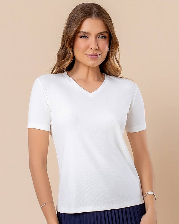 T-Shirt Gola V - Off-White