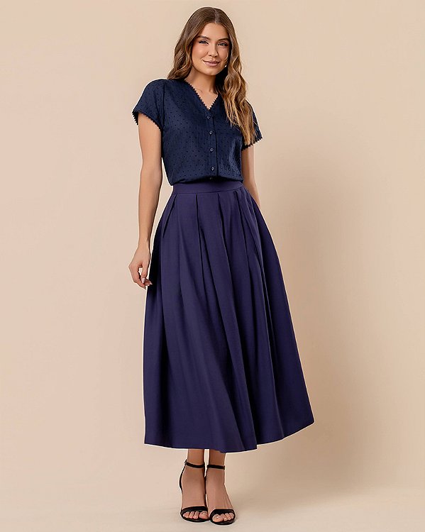 Saia Caroline - Azul