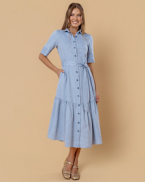 Vestido Nina Azul