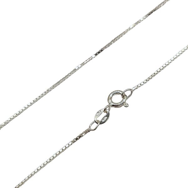 Corrente Prata 925 Veneziana 45cm x 1mm