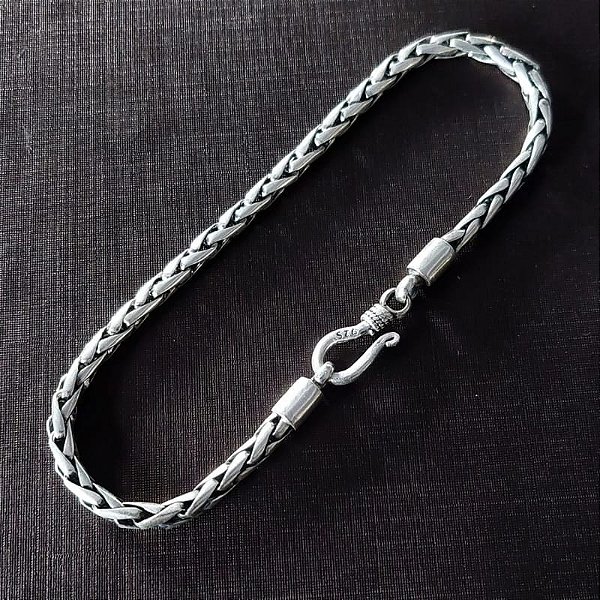 Pulseira Prata de Bali 925 3,2mm - 13gr