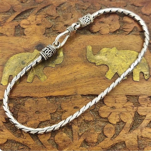 Pulseira Prata de Bali 925 2,6mm - 11,5gr