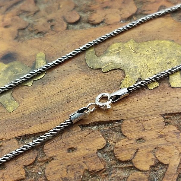 Corrente Prata Bali 925 - 1,5mm 60cm 7,5gr