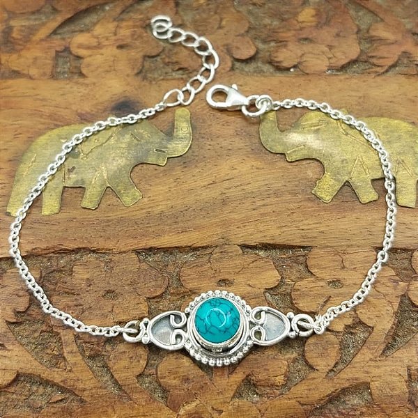 Pulseira de Prata 925 Life By Turquesa