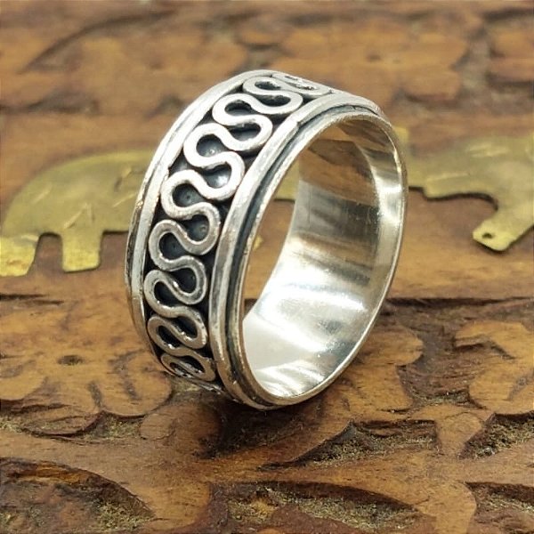 Anel Prata Bali 925 - Fixo - SOB ENCOMENDA