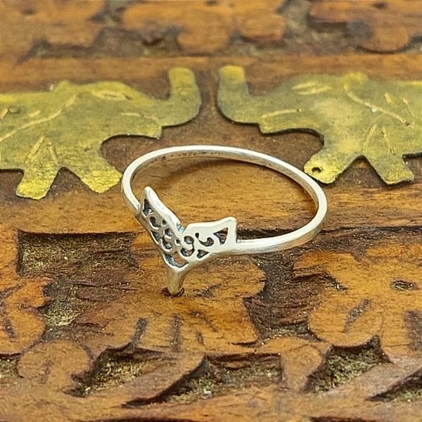 Anel Prata Bali 925 Rabo de Baleia