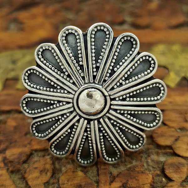 Anel feminino Prata Bali 925 estilo Boho - B007