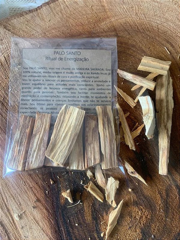 incenso natural palo santo