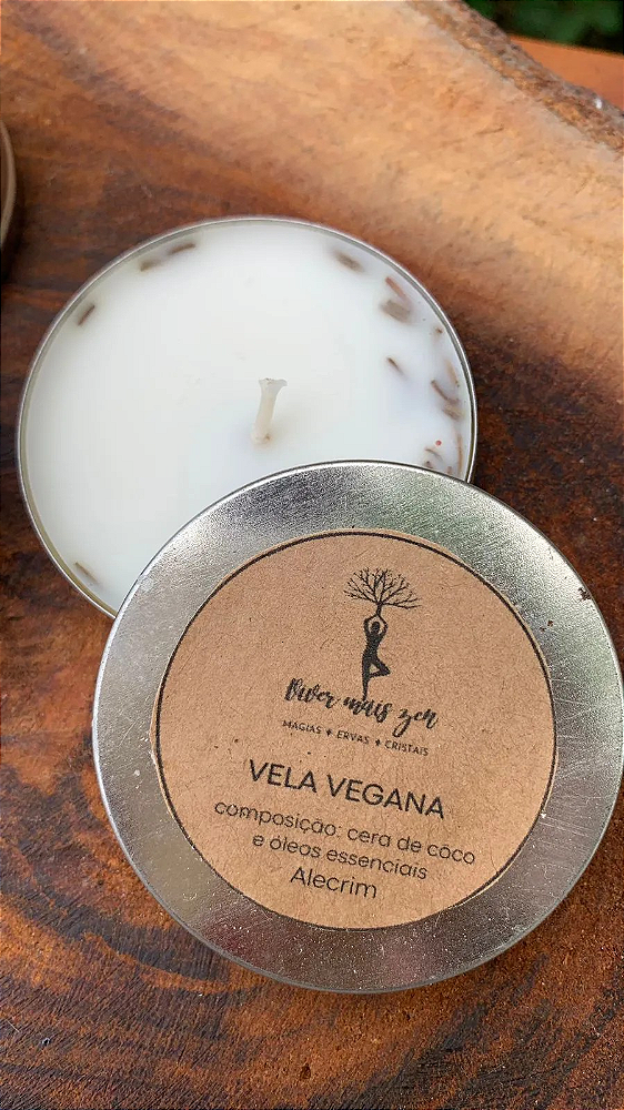 Mini vela vegana aromática