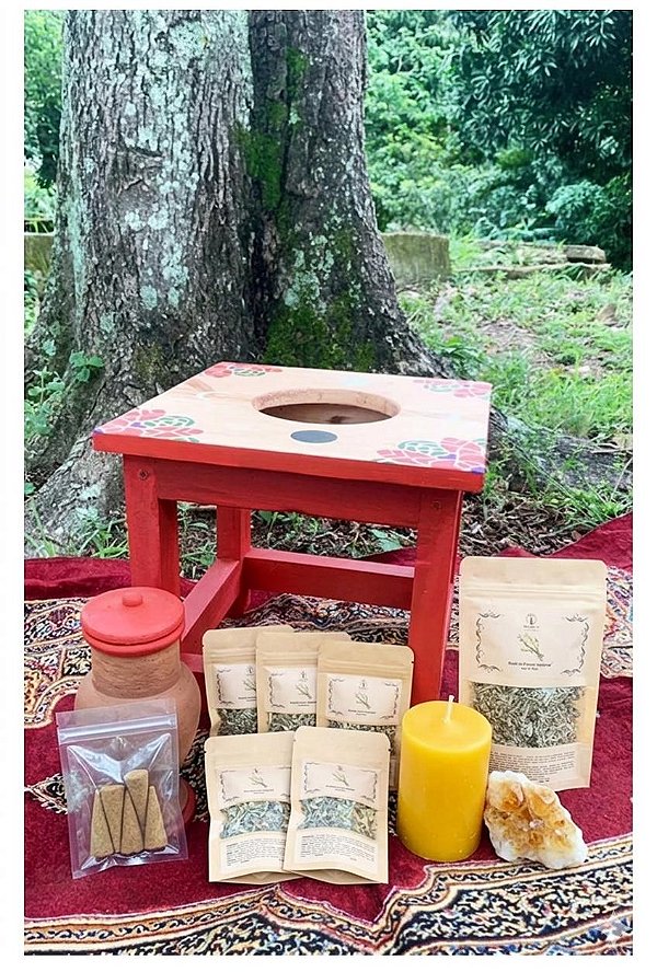 Kit do Vaporização Uterina "Portal do Ventre Sagrado"