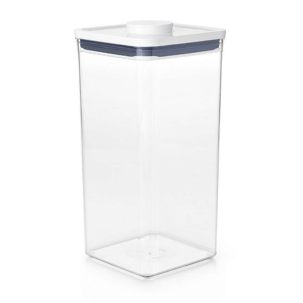 Pote de Acrílico Hermético Pop Oxo Quadrado - 5,7L