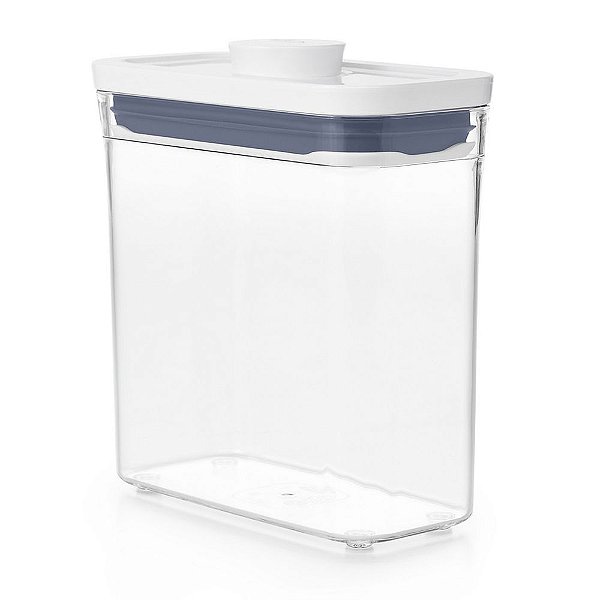 Pote de Acrílico Hermético Pop Oxo Retangular - 1,1L