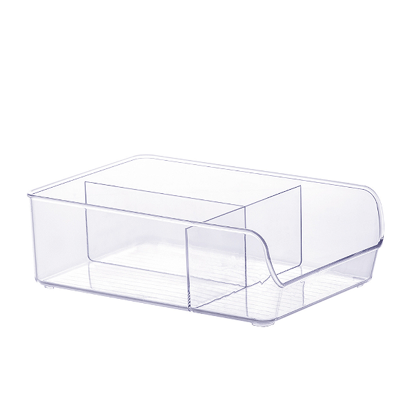Organizador Diamond com Divisórias Cristal | 28 x 18 x 9 cm - 884