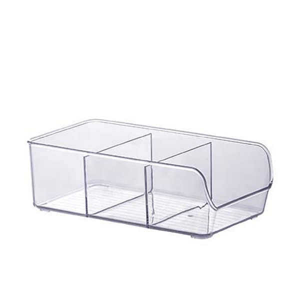 Organizador Diamond com Divisórias Cristal | 28 x 14 x 9 cm - 883