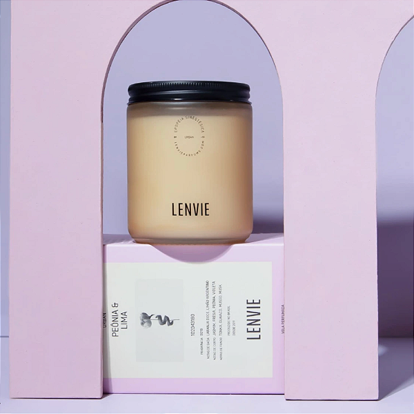Vela Perfumada Peônia & Lima - 190g