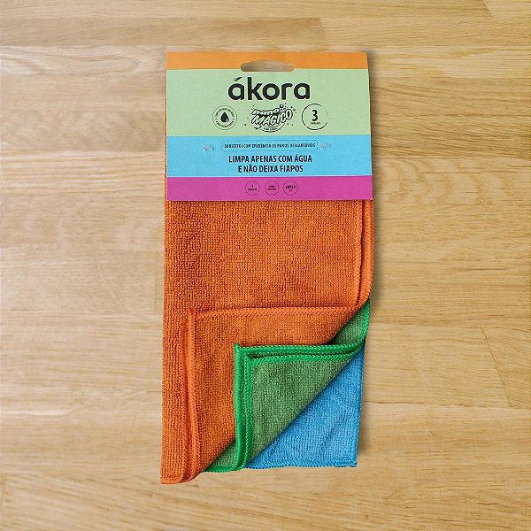 Pano Mágico® Uso Geral (3 unidades/Cores Sortidas)