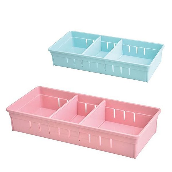 Organizador de Gaveta G curto Colors - 27x12x5